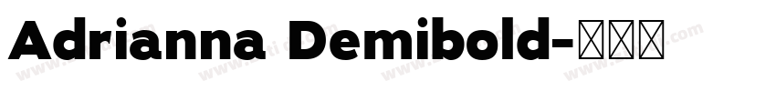 Adrianna Demibold字体转换